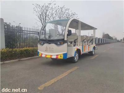  新能源14座敞篷电动观光车